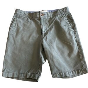 Original Penguin Men's Green Flat Front Shorts, Size 32